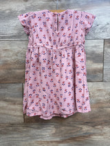 Carter's Floral Smocked Viscose Dress Pink sz 18m