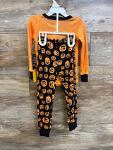 NEW Trick or Treat Sleep 3pc Pumpkin Pajama Set w/ Socks Orange sz 3T