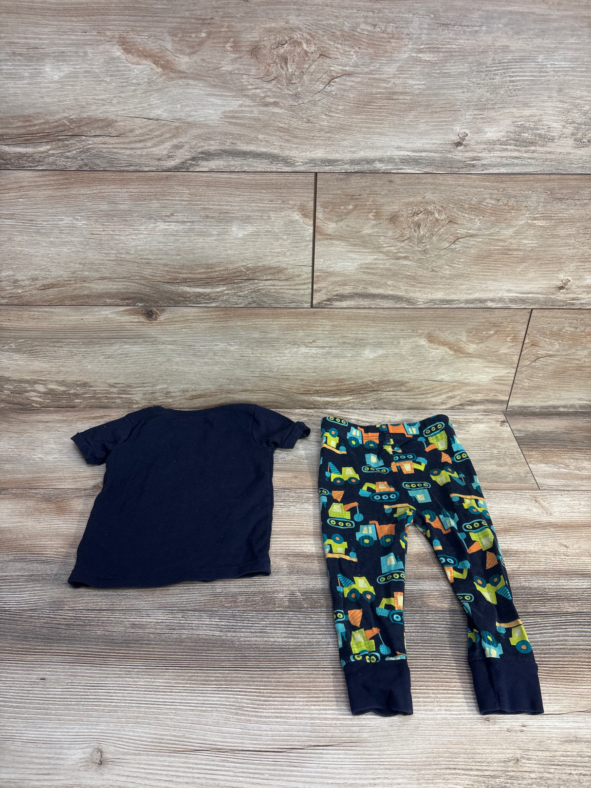 Old Navy Truck Pajamas Set Navy sz 18-24m