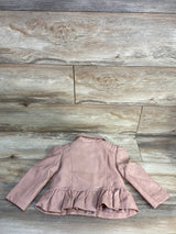 Urban Republic Faux Leather Moto Jacket Rose Gold sz 2T