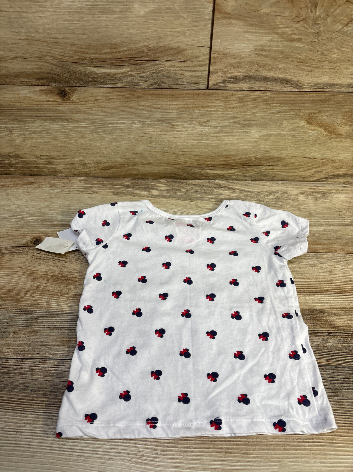 NEW Disney Junior Minnie Mouse Shirt White sz 5T