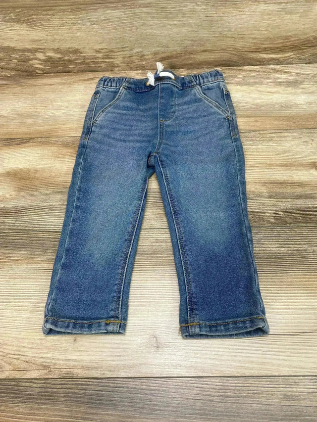 NEW Little Co. Drawstring Jeans Blue sz 18m - Me n Mommy To Be