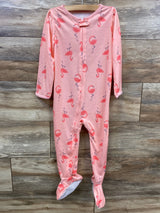 Just One You Flamingo Print Sleeper Pink sz 3T - Me n Mommy To Be