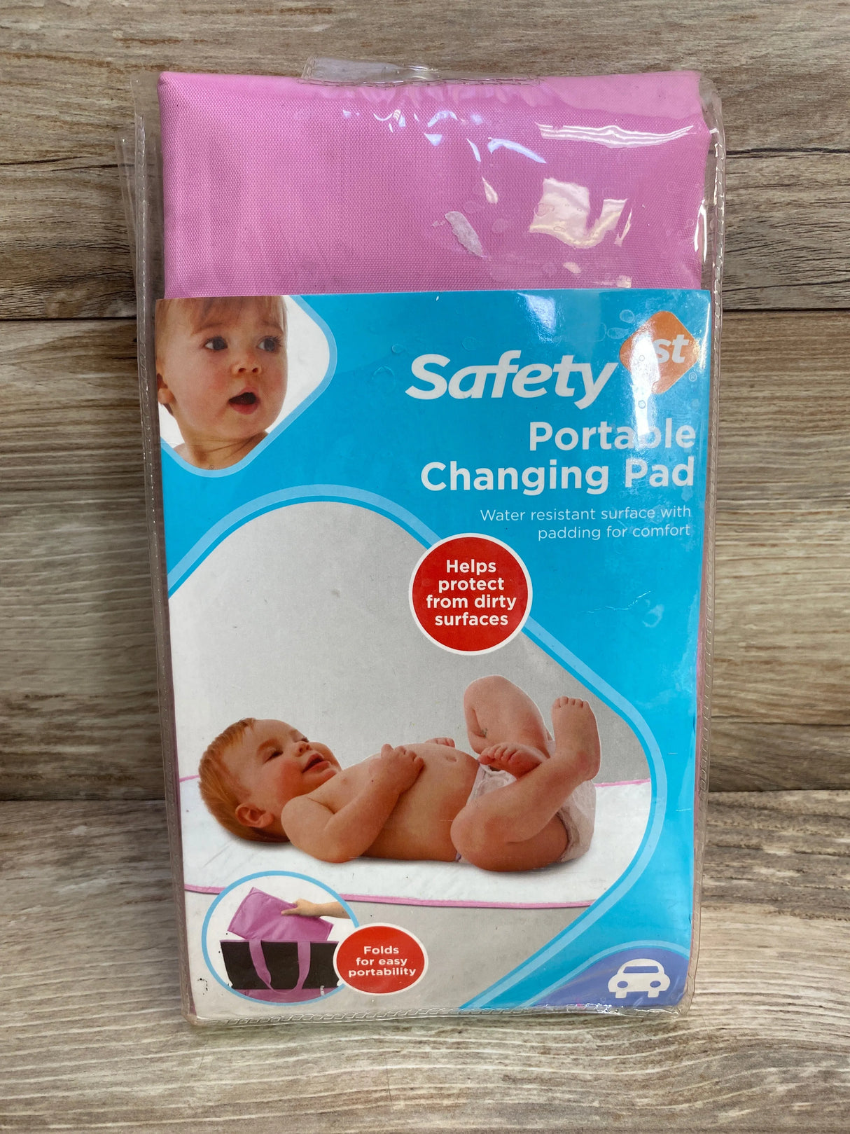 NEW Safety 1st Portable Diaper Changing Pad, Pink - Me n Mommy To Be