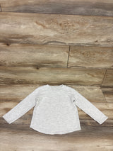 Cat & Jack Ribbed Long Sleeve Shirt White sz 4T