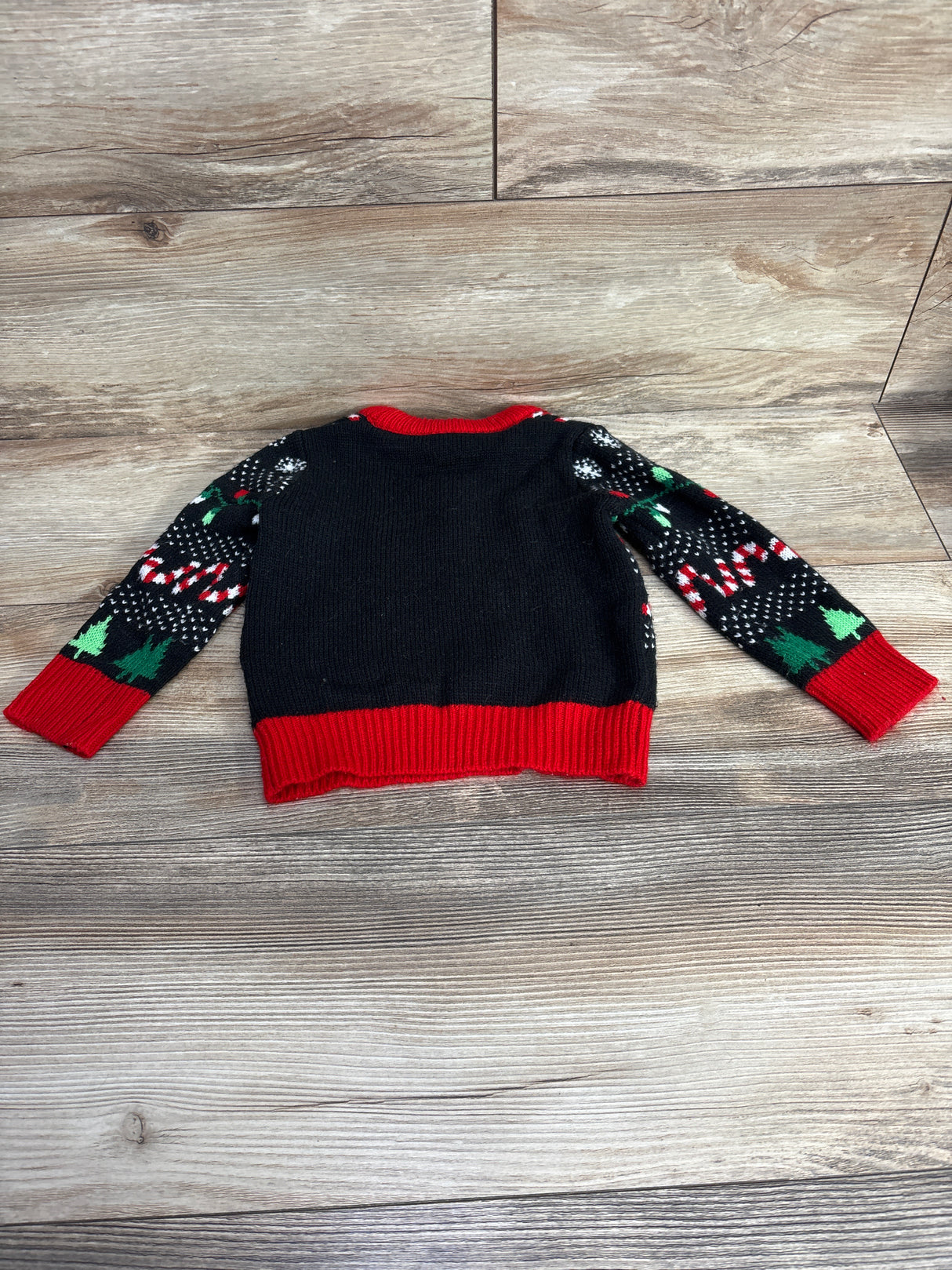 Dinosaur Ugly Christmas Sweater Black sz 2T