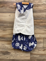 BSTOPPT 3-Way Adjustable Sleep Sack Swaddle Navy sz 3-6m