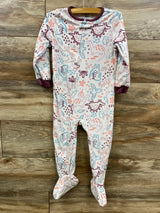 Carter's Dinosaur Blanket Sleeper White sz 3T