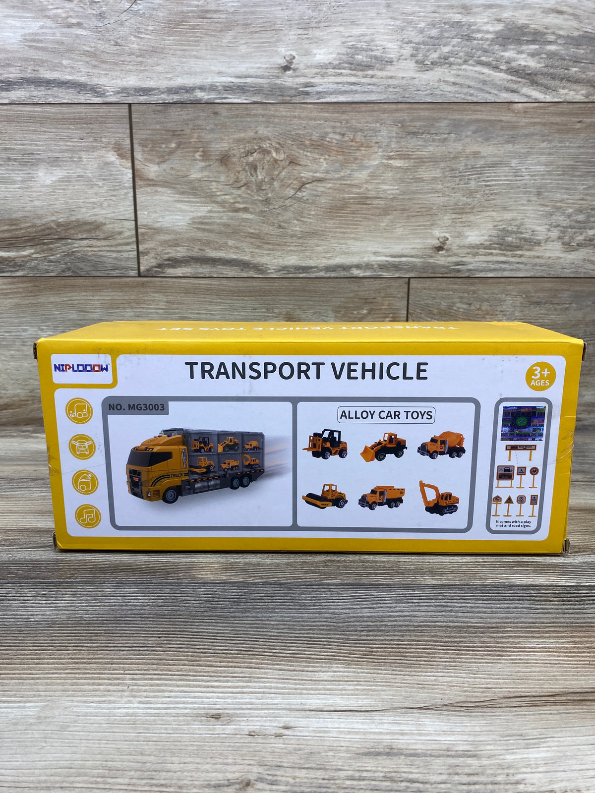 NEW NIPLOOOW Transportation Carrier Construction Truck Toy Set