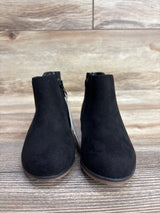 NEW Cat & Jack Penelope Zipper Booties Black sz 8c