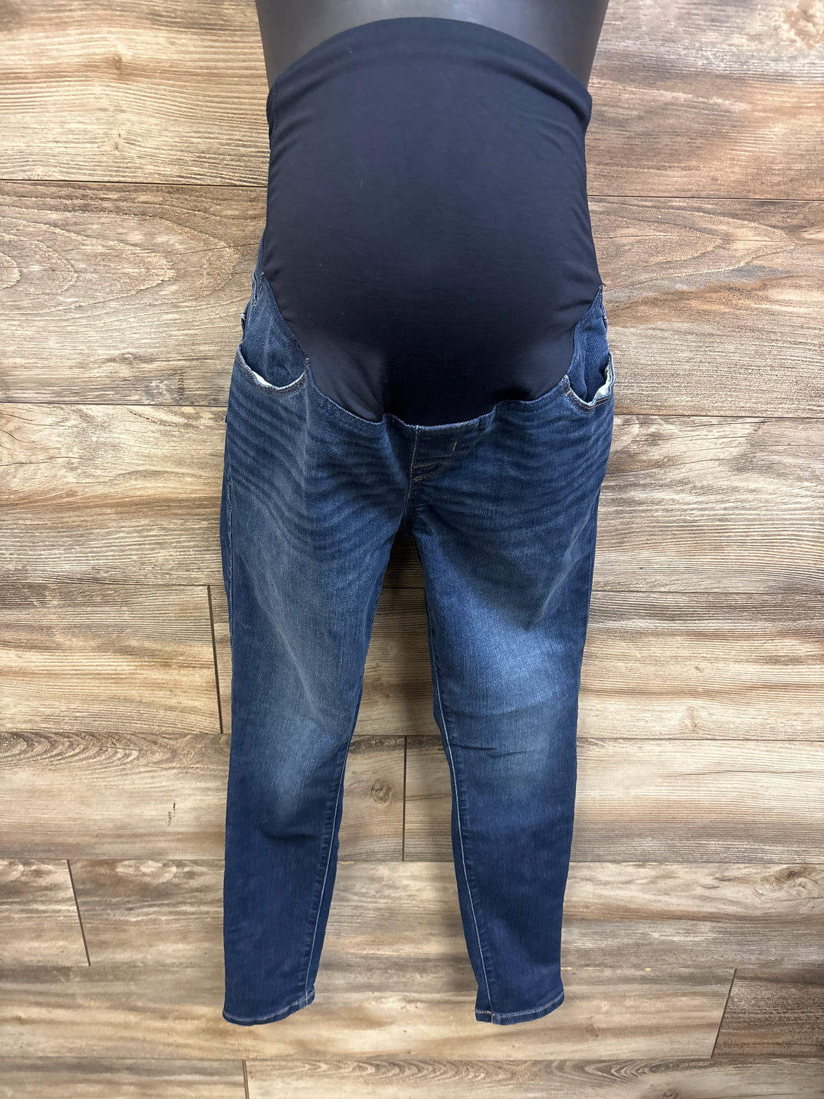 Isabel Maternity Crossover Panel Skinny Jeans Blue sz Small/4