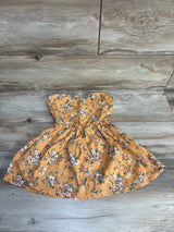 Little Lass Floral Dress Orange sz 18m - Me n Mommy To Be