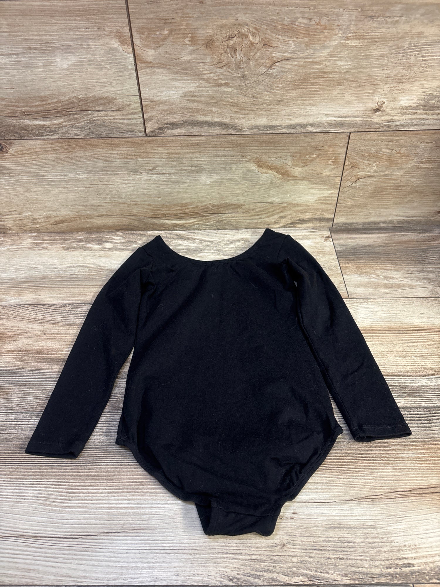 Stelle Gymnastics Long Sleeve Leotard Black sz 4/5T
