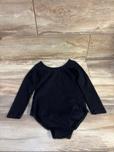 Stelle Gymnastics Long Sleeve Leotard Black sz 4/5T