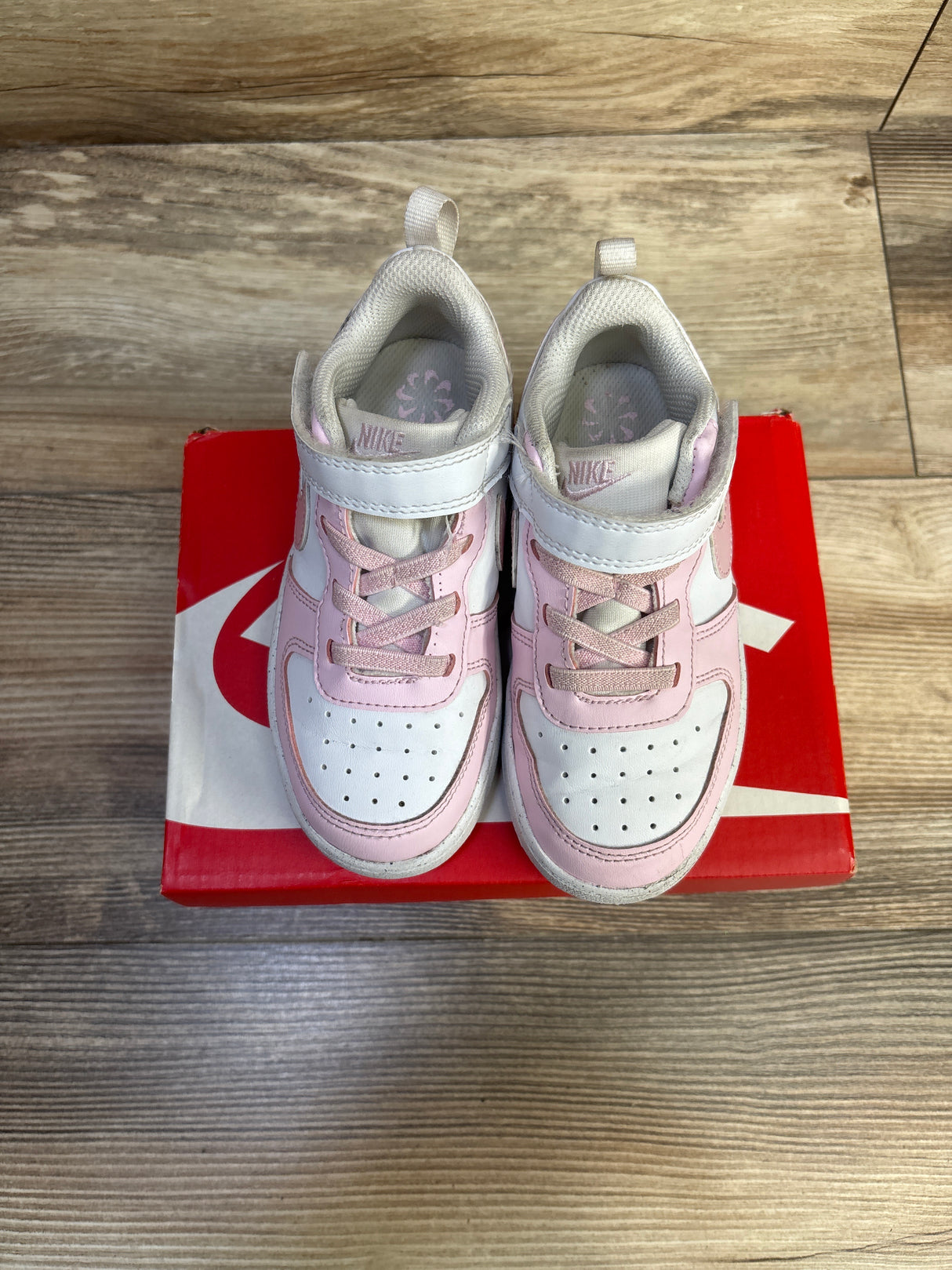 Nike Court Borough Low Recraft TD 'Black/Rose Mousse' sz 9c