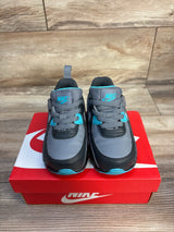 Nike Air Max 90 EasyOn TD 'Cool Grey Dusty Cactus' Sneakers sz 8c