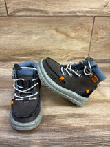 Hey Dude Bradley Boots Grey sz 6c