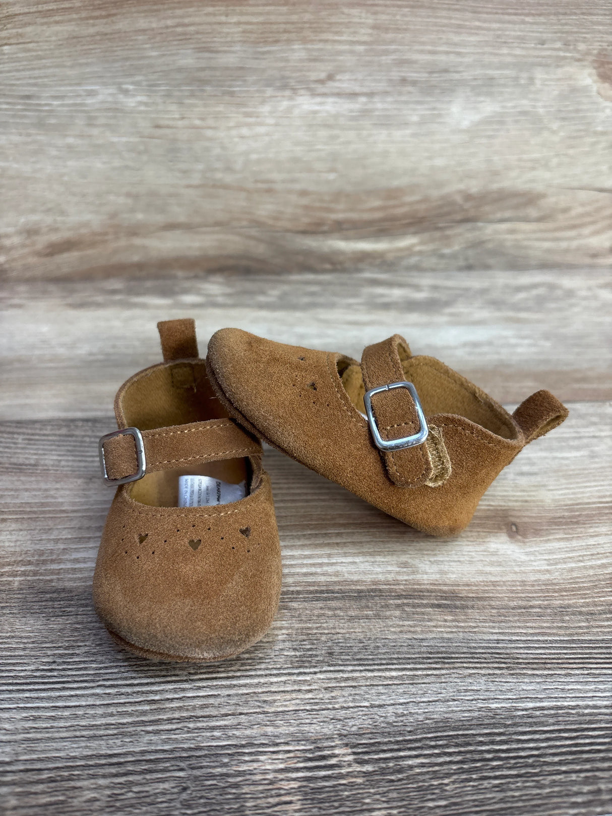 Bear Paw Leather Mary Janes in Chestnut sz 6-12m - Me n Mommy To Be