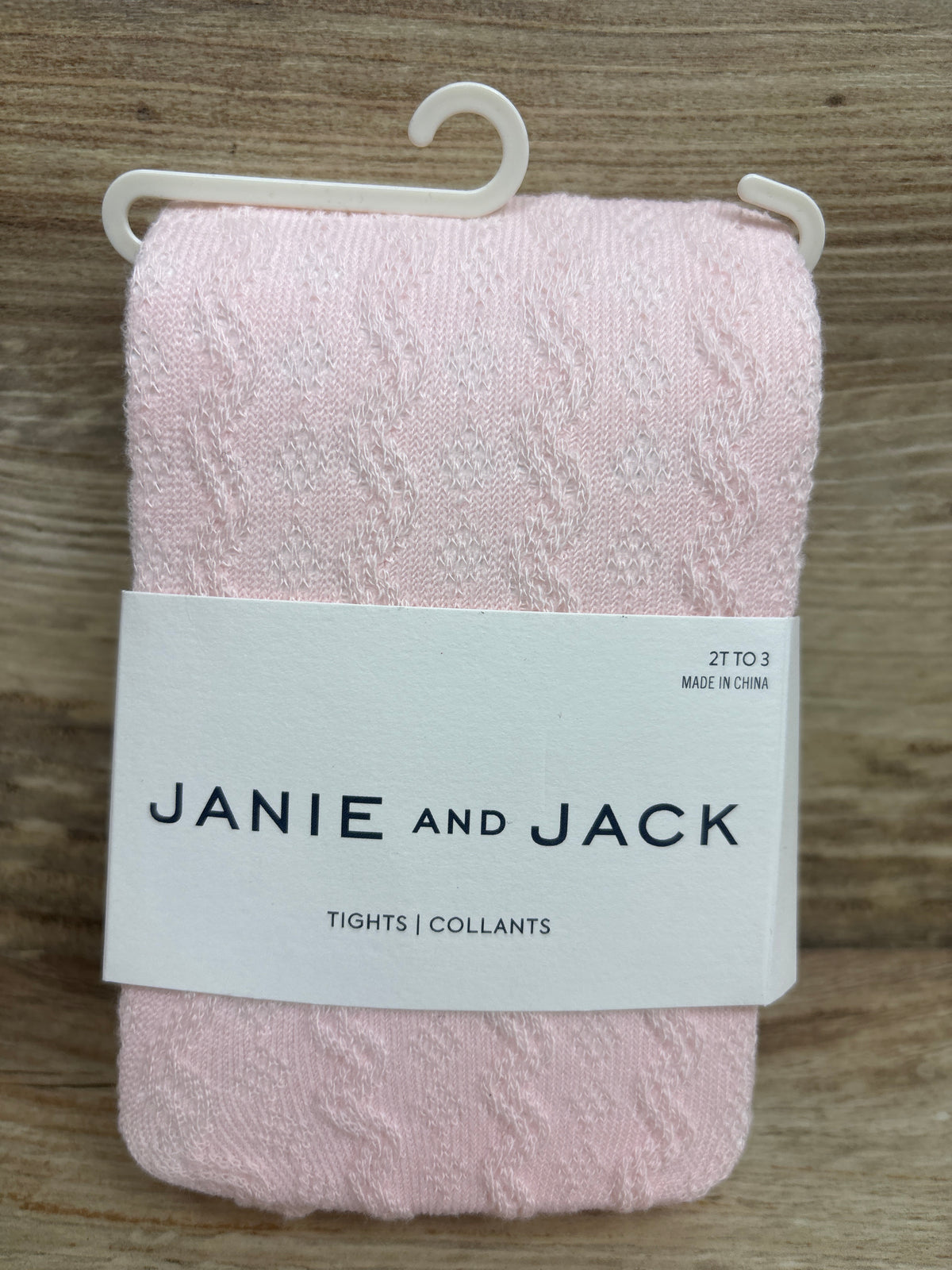 NEW Janie & Jack Tights Pink sz 2-3T