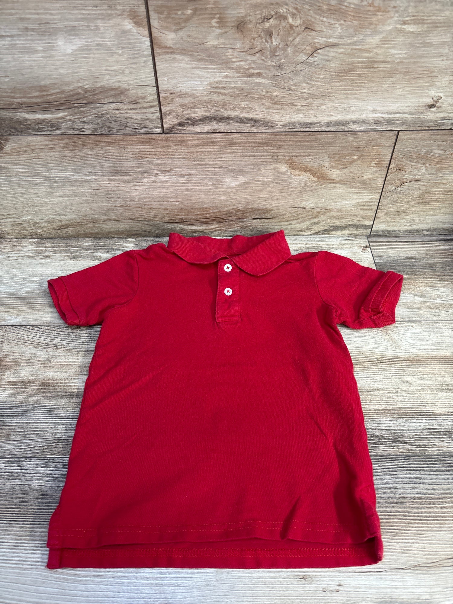 Wonder Nation Polo Shirt Red sz 4-5T