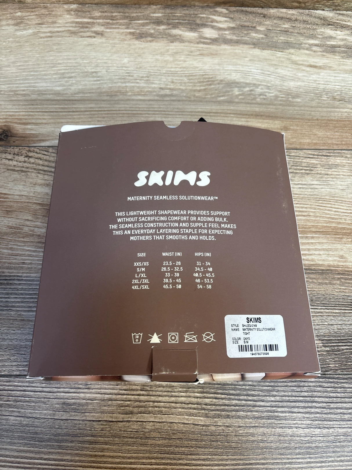 Skims Maternity SolutionWear Leggings Black sz Medium