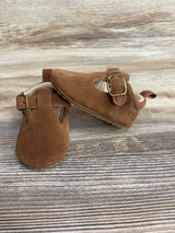 Lucky Brand Suede Mary Jane Crib Shoes Brown sz 2c