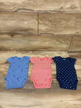 Carter's 3pk Bodysuits Blue sz Newborn