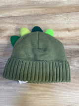 Cat & Jack Dino Knit Beanie Green sz 12-24m