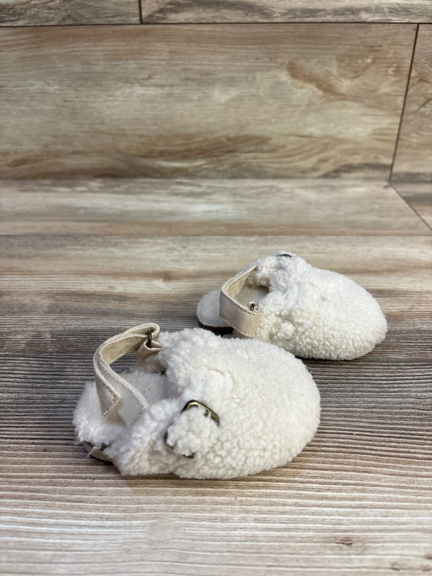 Baby Gap Sherpa Clogs Cream sz 6-12m/3c