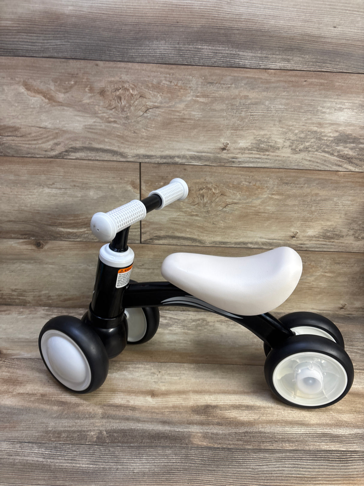 Gamefeiny Baby Balance Bike with Light-Up Wheels, Black