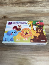 NEW HahaLand Baby First Cloth Books Jungly Tails & Marine Life 2pk