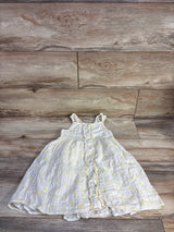 Tahari Lemon Sleeveless Dress Ivory sz 5T