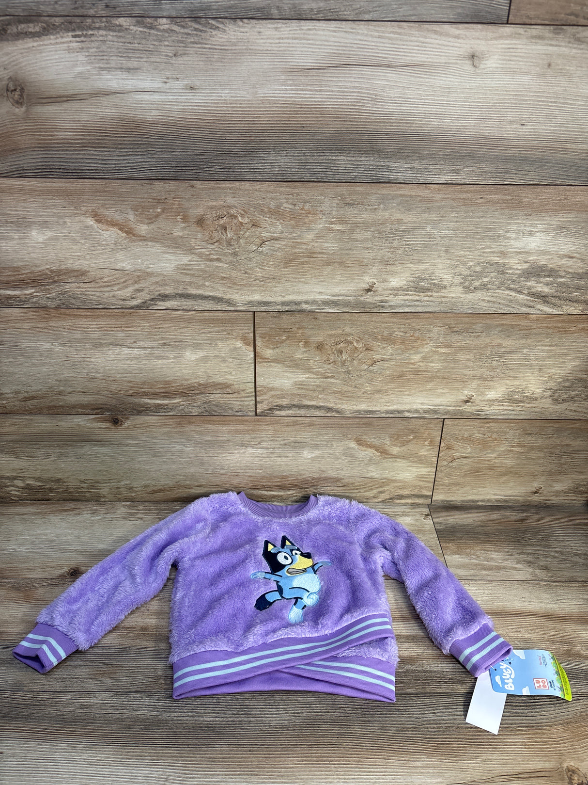 NEW Bluey Woobie Pullover Sweatshirt In Purple sz 3T