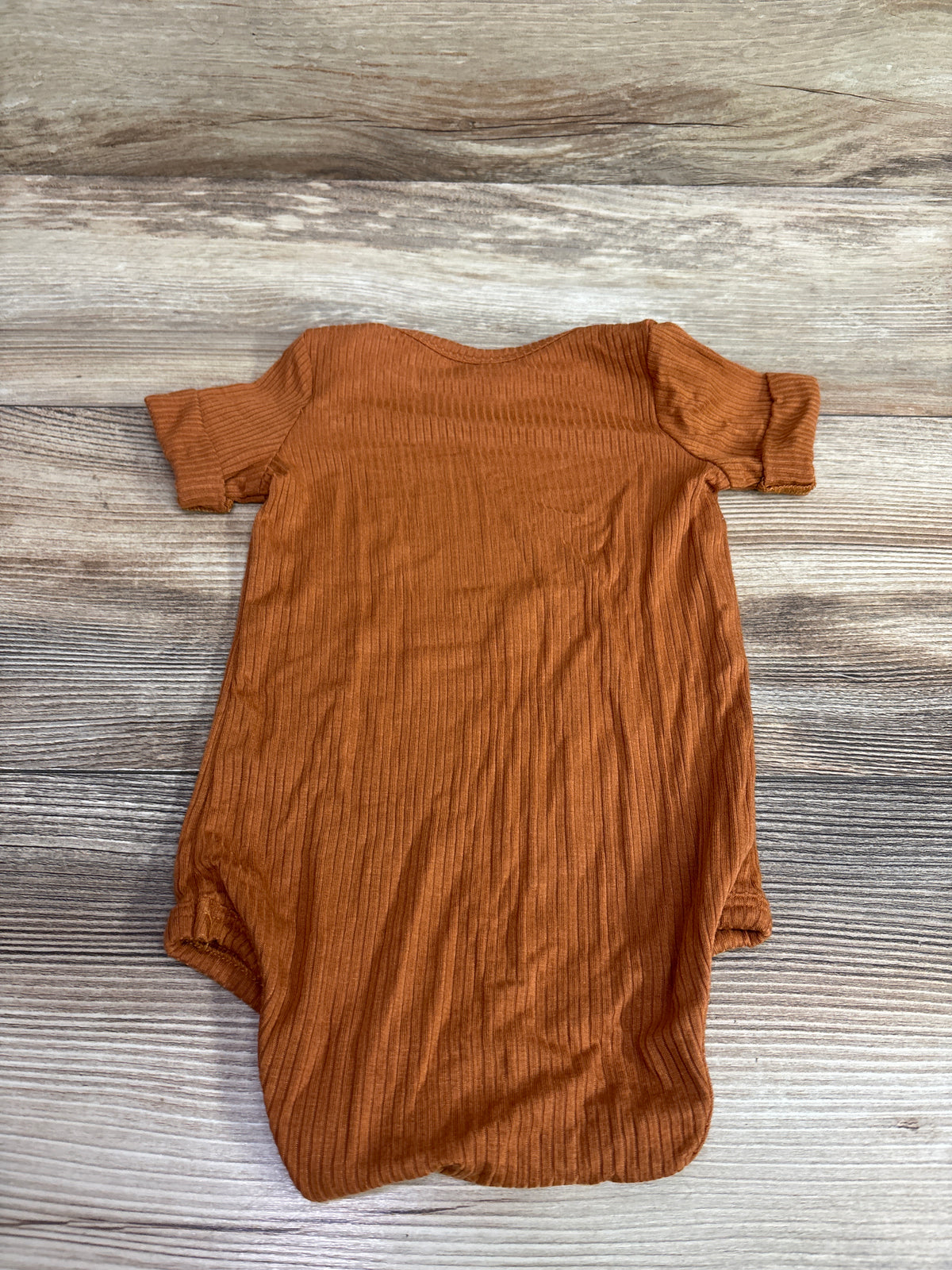 Kate Quinn Ribbed Modal Bodysuit Caramel sz 3-6m
