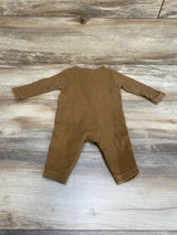 Old Navy Thermal Henley Coverall Brown sz 3-6m