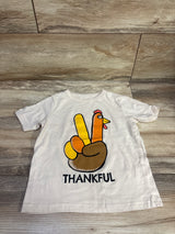 Children's Place Thankful Shirt Cream sz 3T