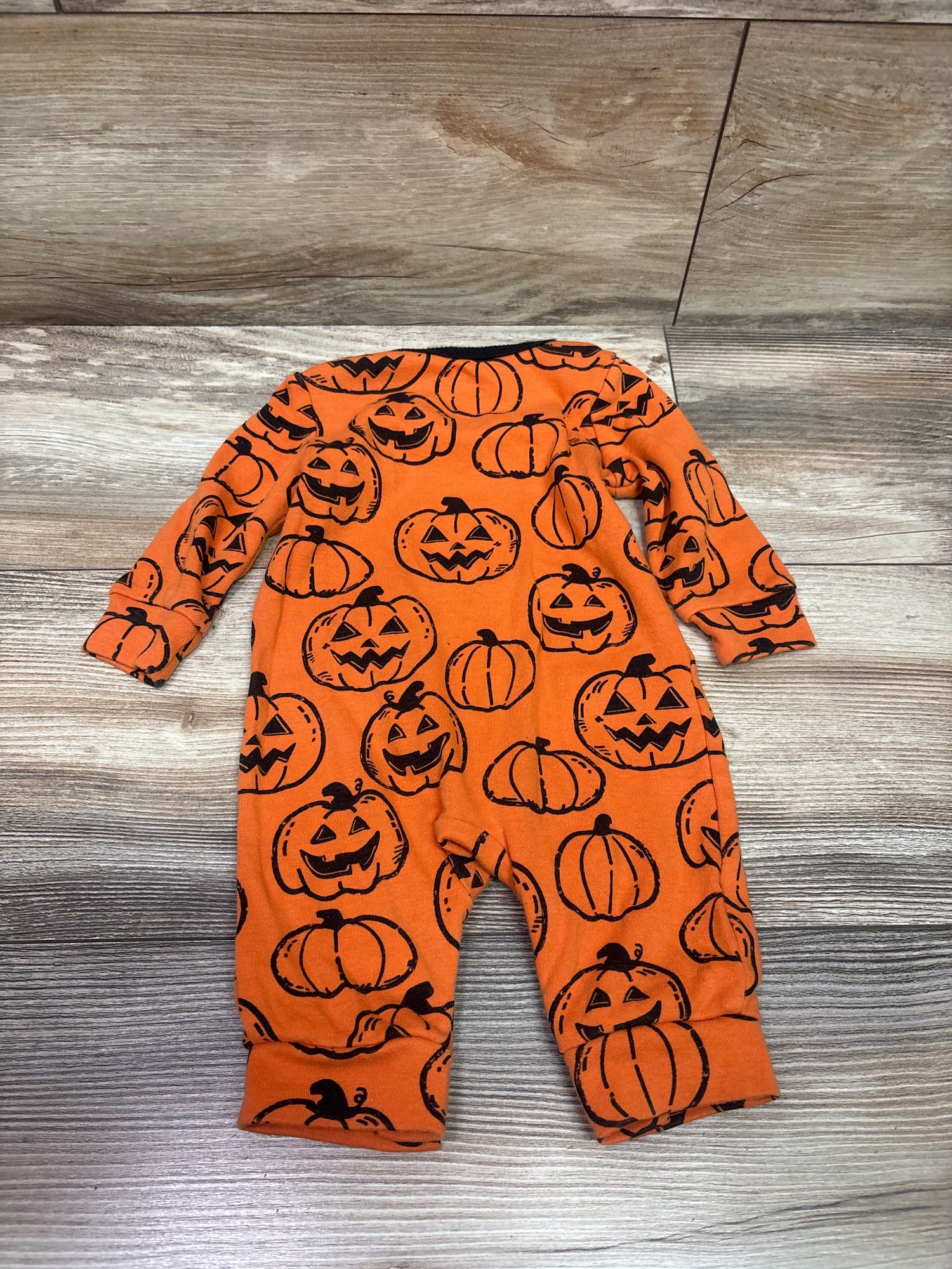 Wonder Nation Pumpkin Coverall Orange sz 0-3m