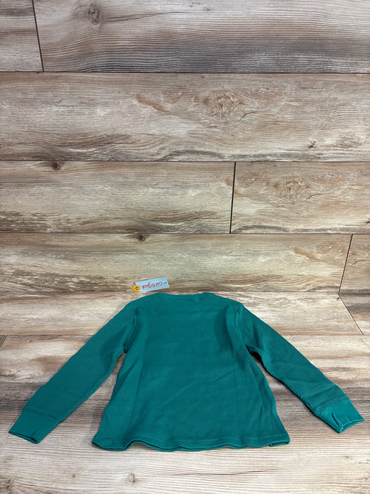 NEW Cat & Jack Waffle Knit Shirt Green sz 4-5T