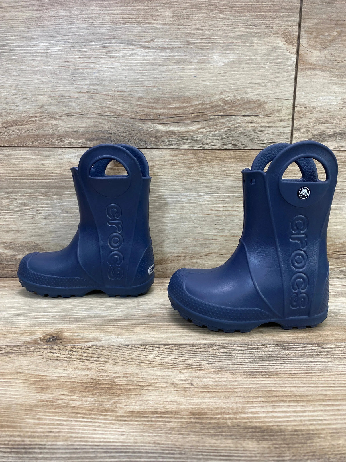 Crocs Kids' Handle It Rain Boots Blue sz 8c