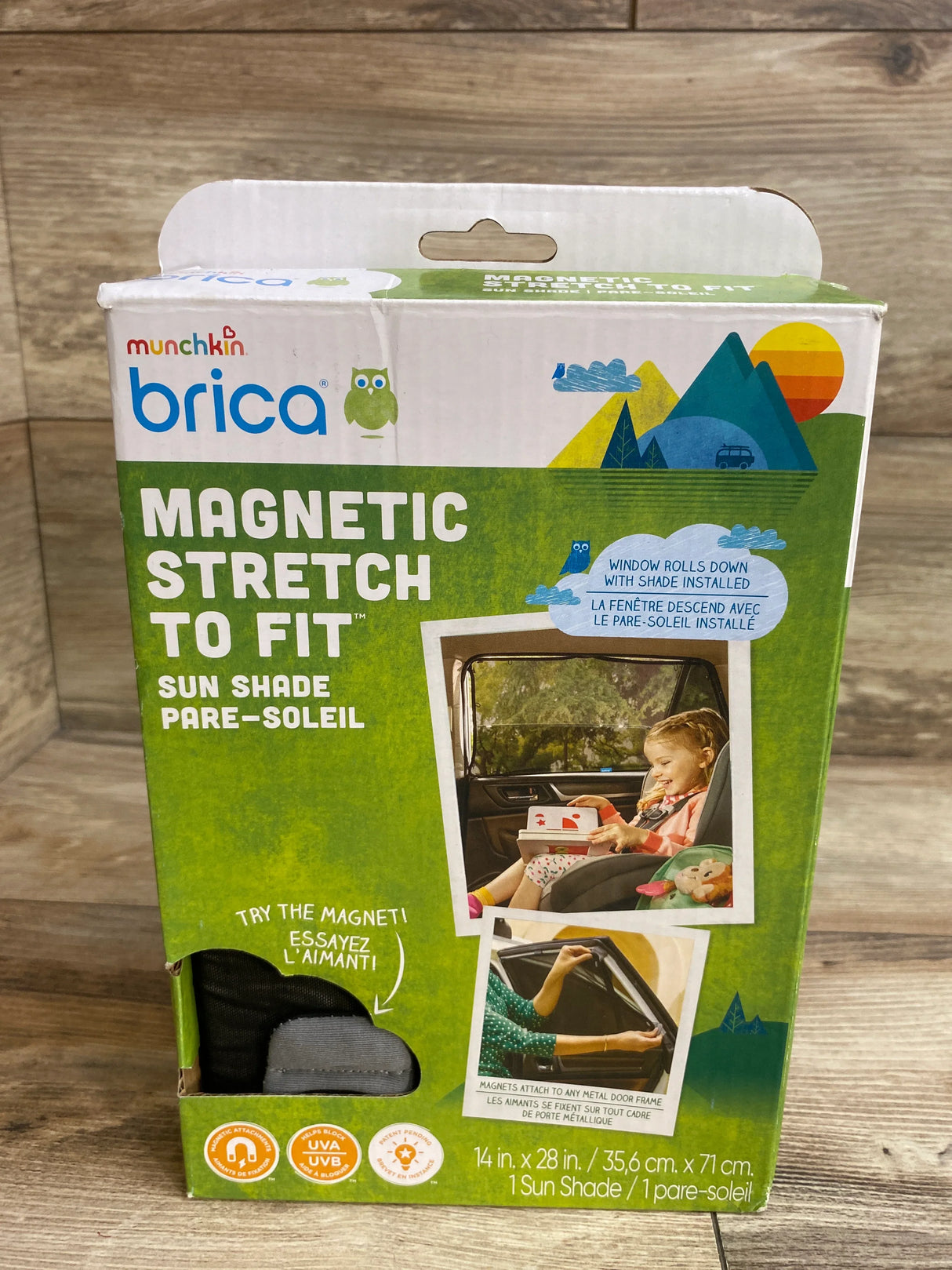 NEW Munchkin Brica Stretch to Fit Sun Shade
