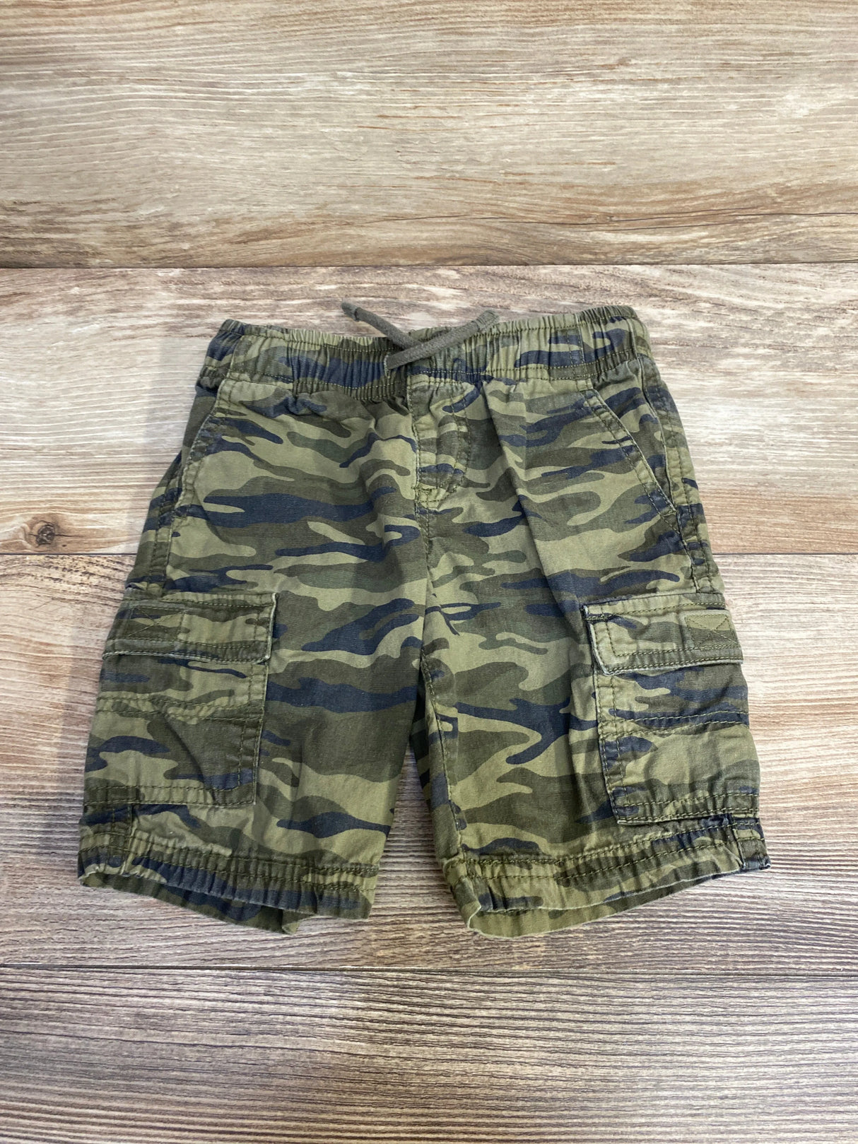 Epic Threads Camo Cargo Drawstring Shorts Green sz 3T