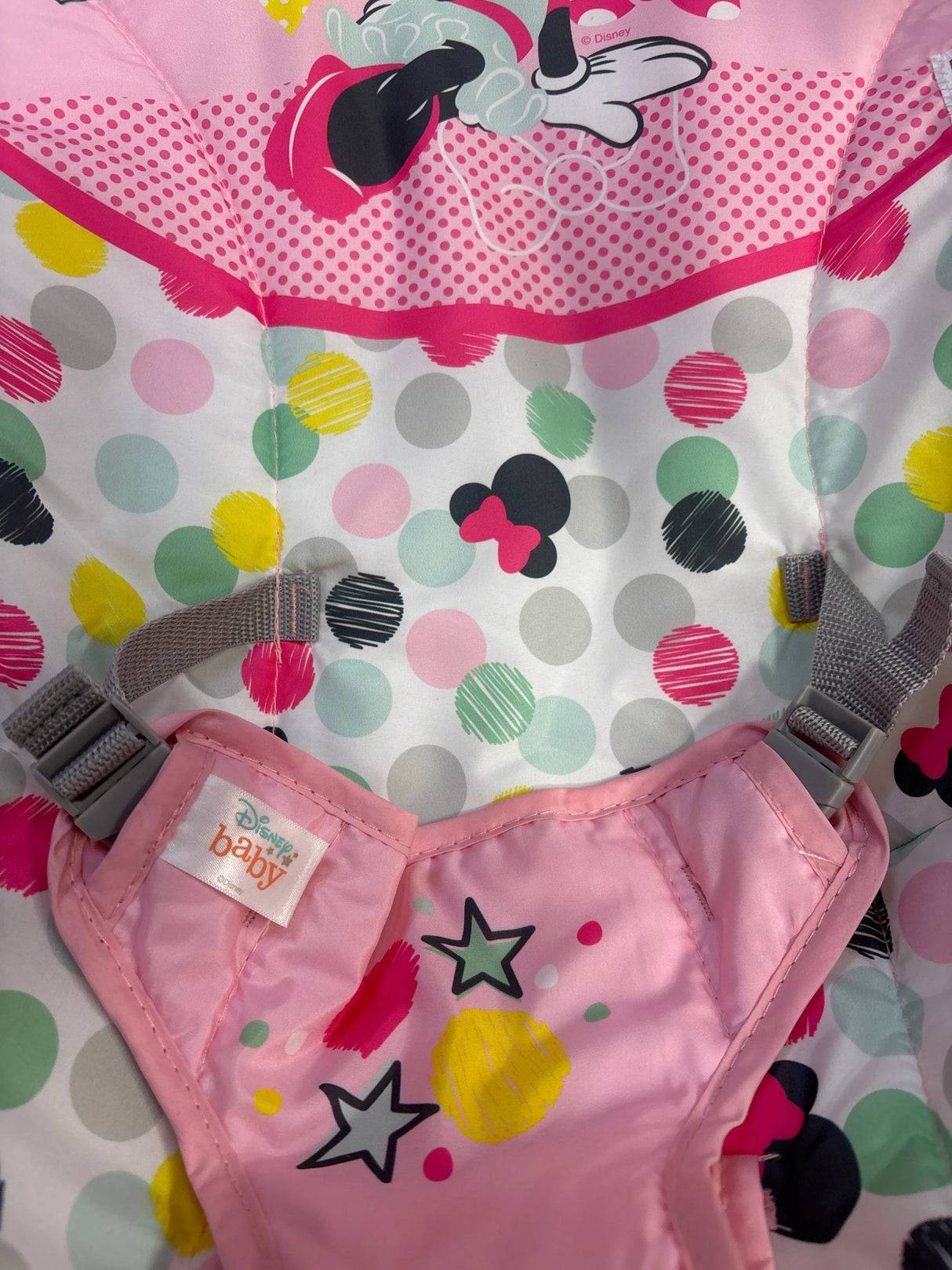 Bright Starts Minnie Mouse Spotty Dotty Vibrating Bouncer