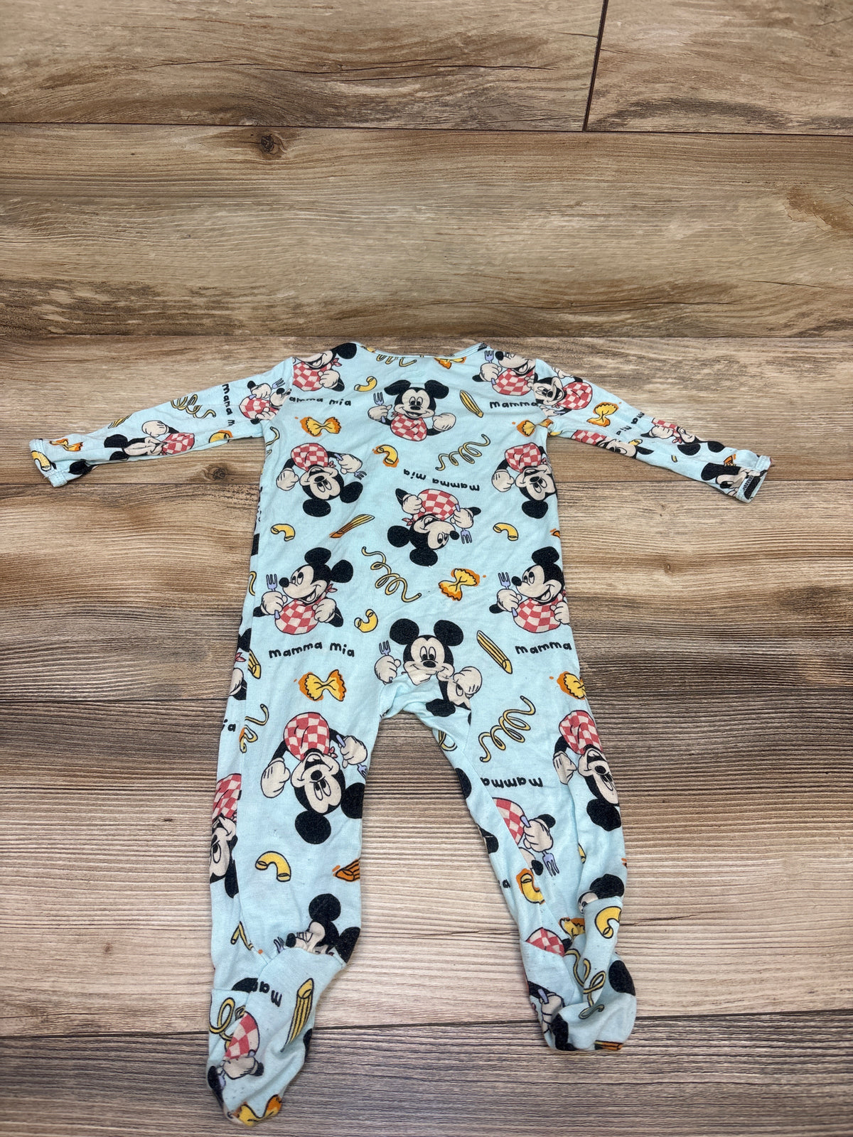 Disney Baby Mickey Mouse Viscose Sleeper Blue sz 3/6m
