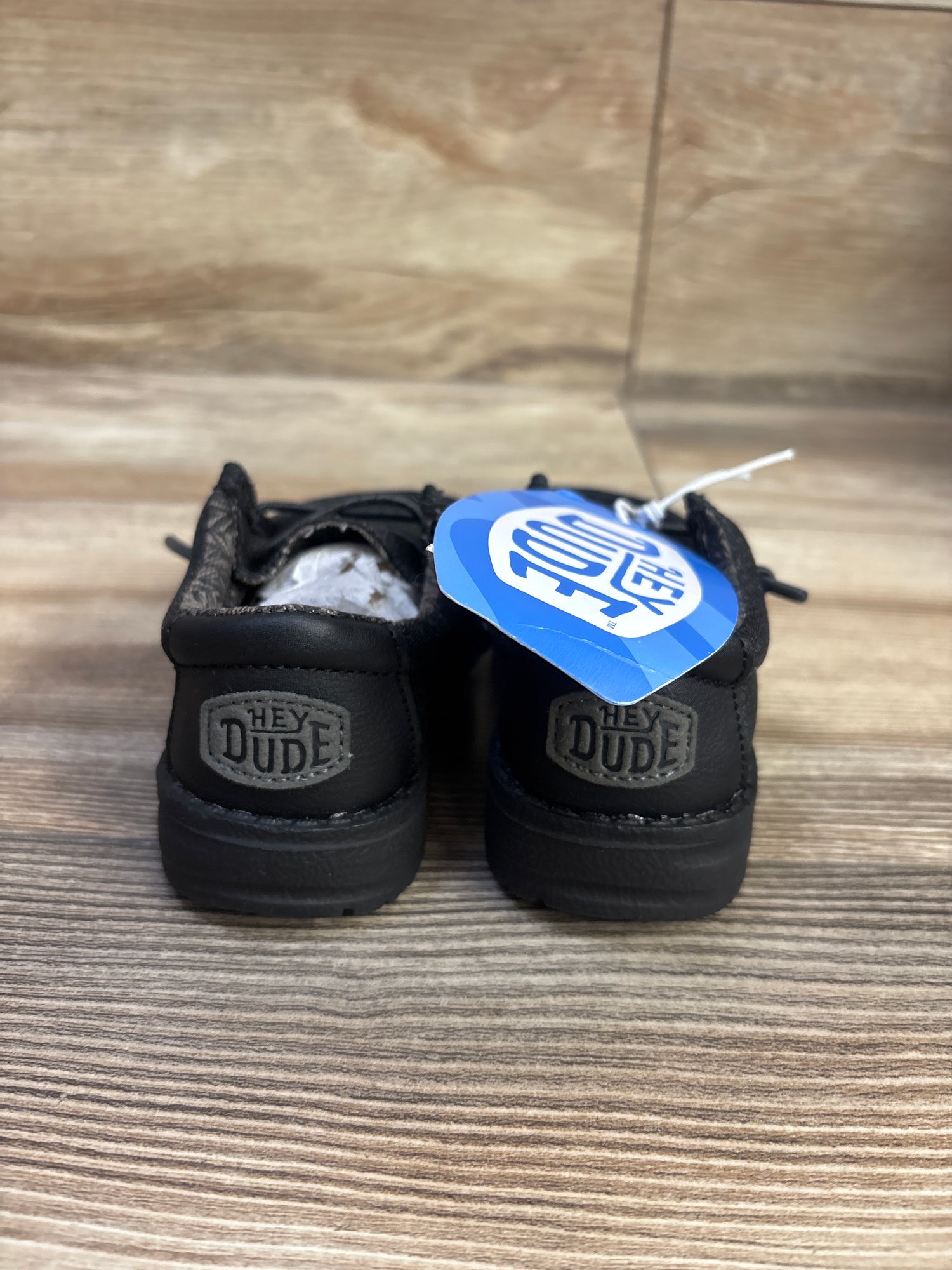 NEW Hey Dude Wally Basic Shoes Black sz 6c