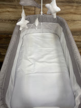 Simmons Shooting Star Rocking Bassinet with Airflow Mesh, Platinum