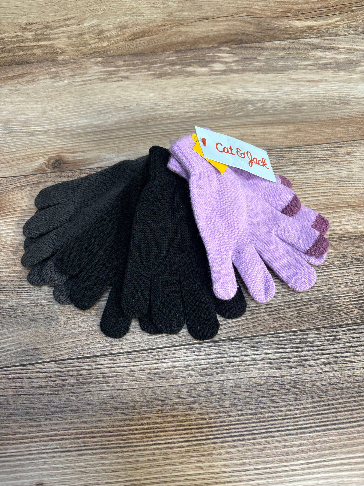 NEW Cat & Jack Tech-Touch Winter Gloves 3pk OSFM