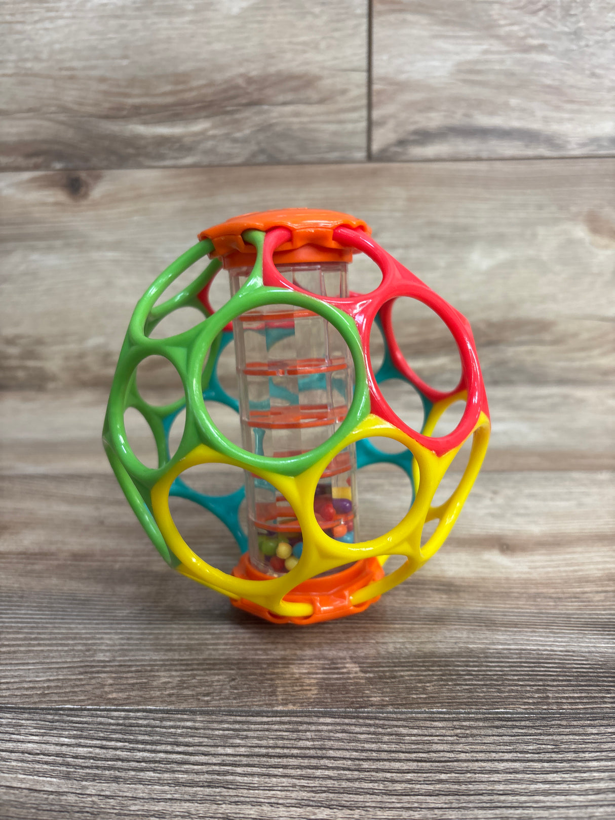 Bright Starts Oball Easy Grasp Rollin' Rainstick Toy