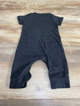 Batman Logo Romper Gray sz 3-6m