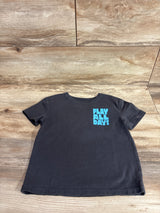 Cat & Jack Play All Day! Shirt Grey sz 3T
