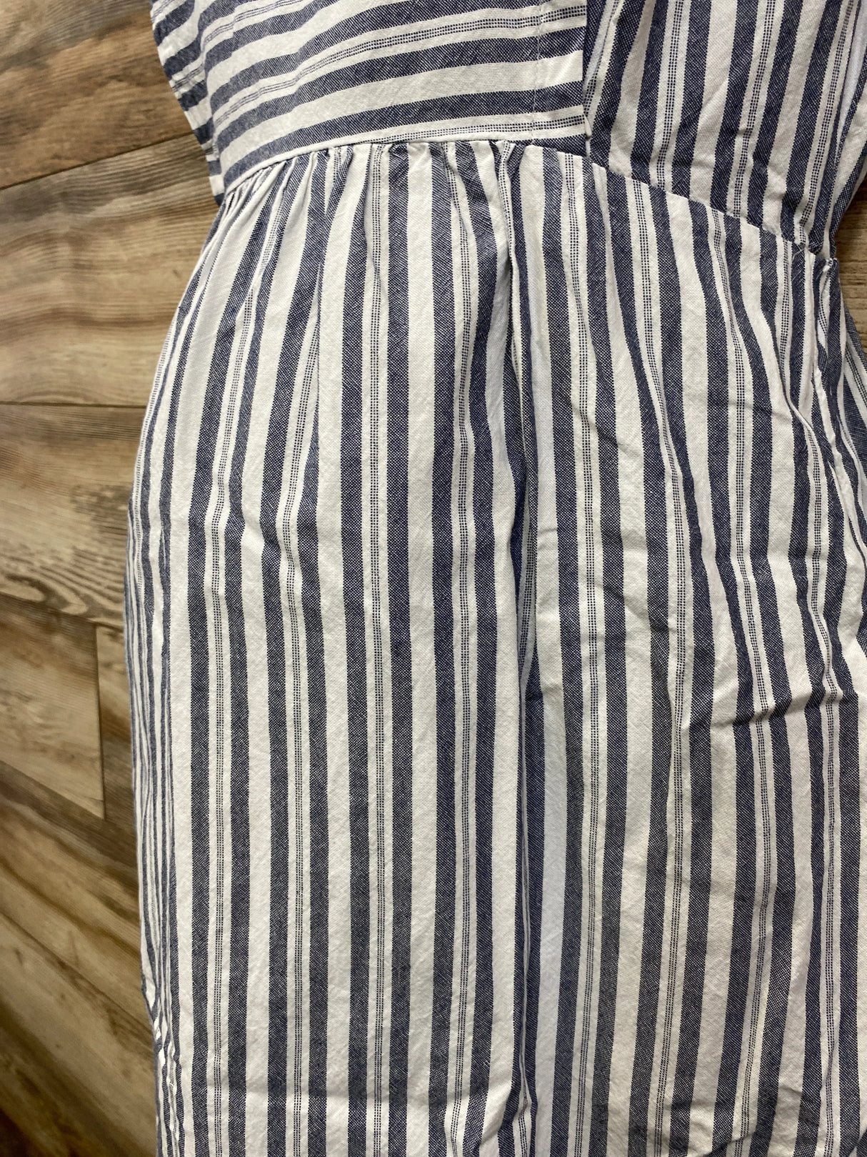 Seraphine Striped Nursing Dress White sz Small